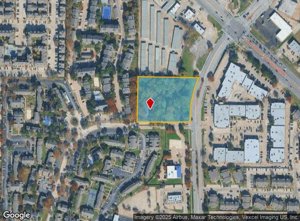 1400 Teasley Ln, Denton, TX Parcel Map