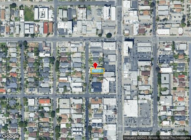  222 N Manhattan Pl, Los Angeles, CA Parcel Map