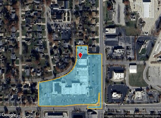  25Th Shopping Center St, Columbus, IN Parcel Map