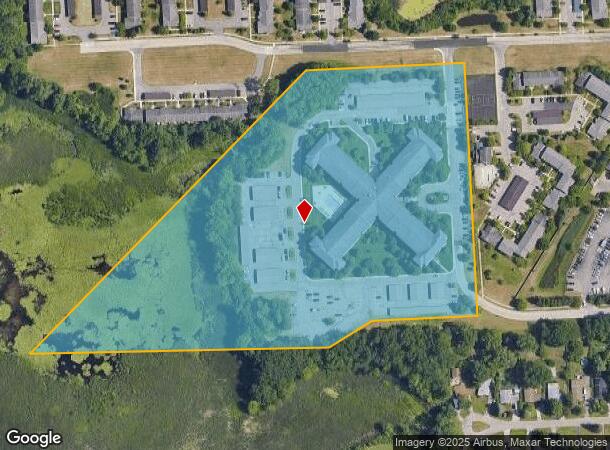  300 Eagle Pond Dr, Commerce Township, MI Parcel Map