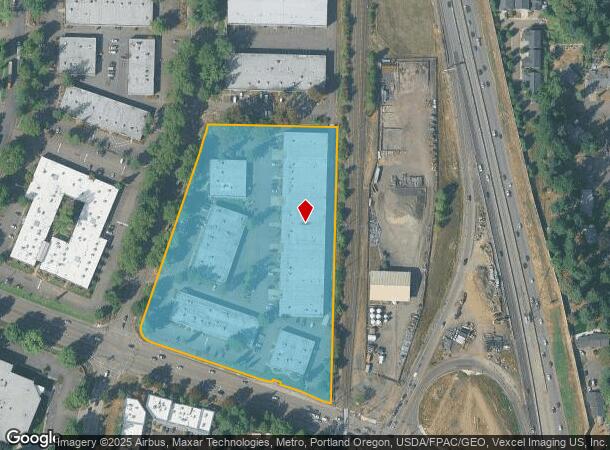 8104 Sw Nimbus Ave, Beaverton, OR Parcel Map