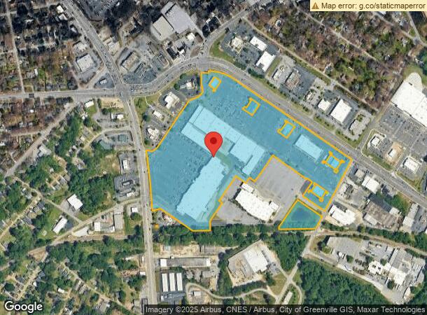  N Pleasantburg Dr, Greenville, SC Parcel Map