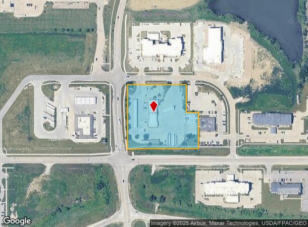 2108 Isaac Newton Dr, Ames, IA Parcel Map