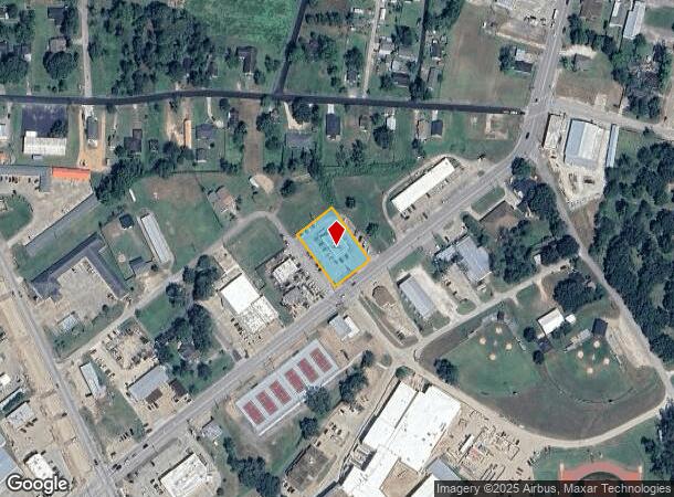  454 S 17Th St, West Columbia, TX Parcel Map