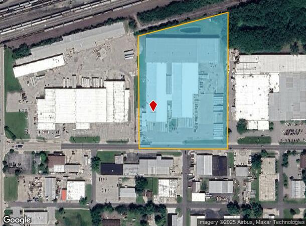  1900 W Lusher Ave, Elkhart, IN Parcel Map