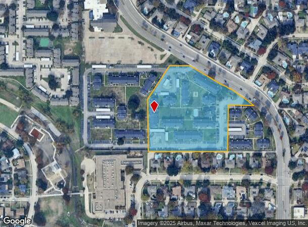  1717 Independence Pky, Plano, TX Parcel Map