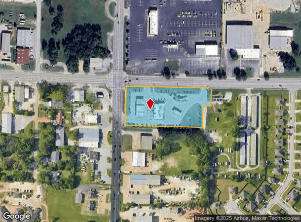 4451 N Thompson St, Springdale, AR Parcel Map