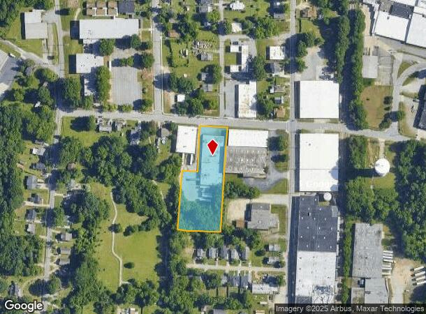  1501 Potts Ave, High Point, NC Parcel Map