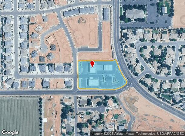 1954 S Washington Fields Rd, Washington, UT Parcel Map