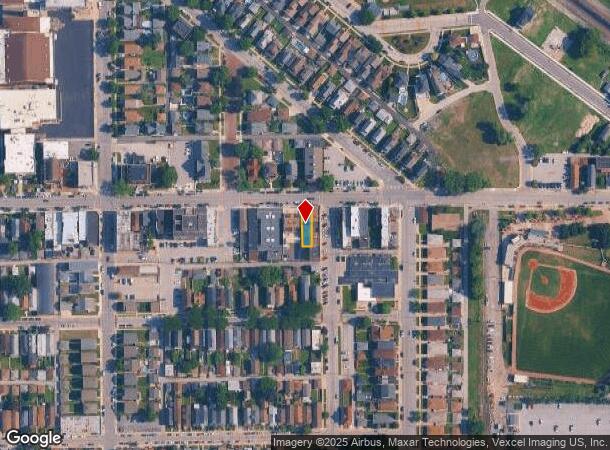  1544 119Th St, Whiting, IN Parcel Map