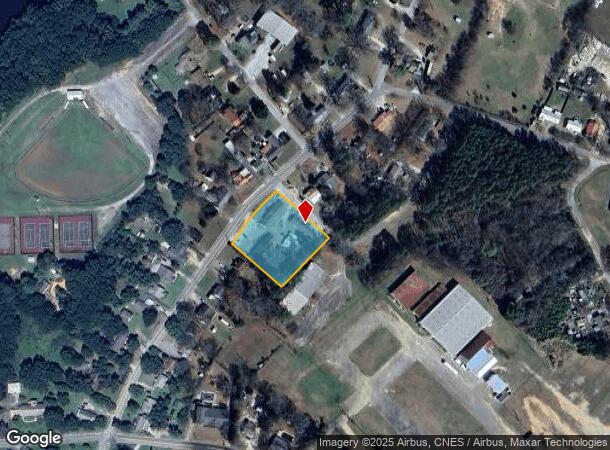 430 Elm St, Elberton, GA Parcel Map
