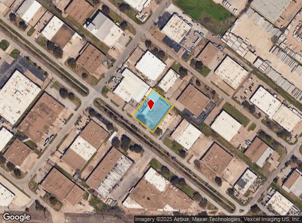  8222 Chancellor Row, Dallas, TX Parcel Map