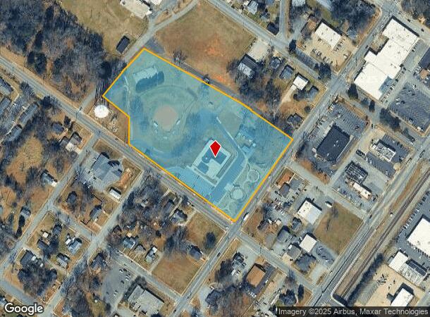  204 S Logan St, Gaffney, SC Parcel Map