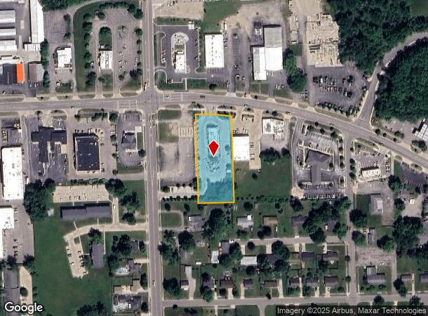  1206 W Chicago Blvd, Tecumseh, MI Parcel Map