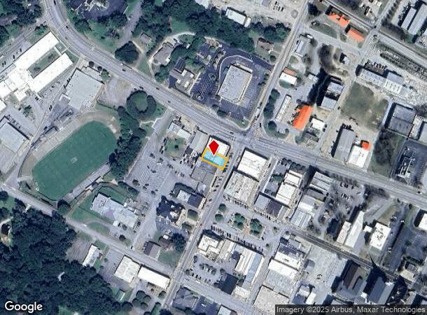  11 N Oliver St, Elberton, GA Parcel Map