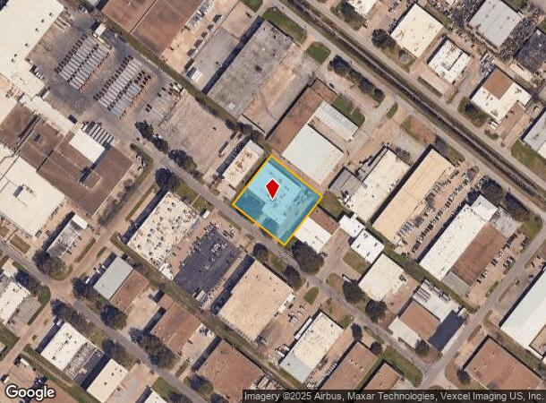  9020 Directors Row, Dallas, TX Parcel Map