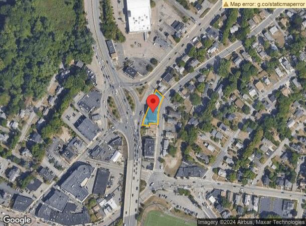  290 Washington St, Dedham, MA Parcel Map