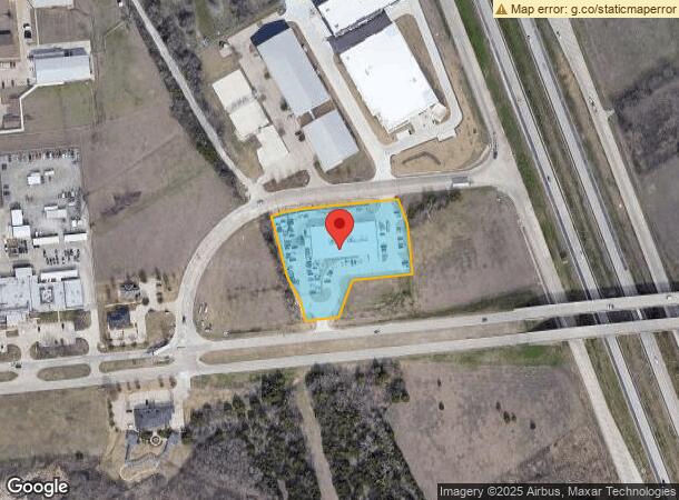  1740 Commerce Dr, Mansfield, TX Parcel Map