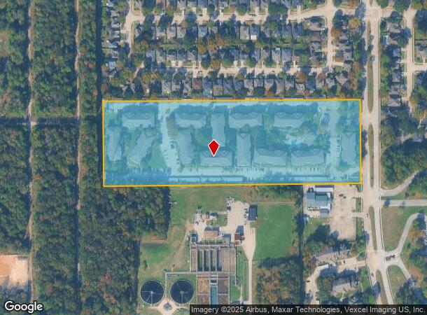 18551 Timber Forest Dr, Humble, TX Parcel Map