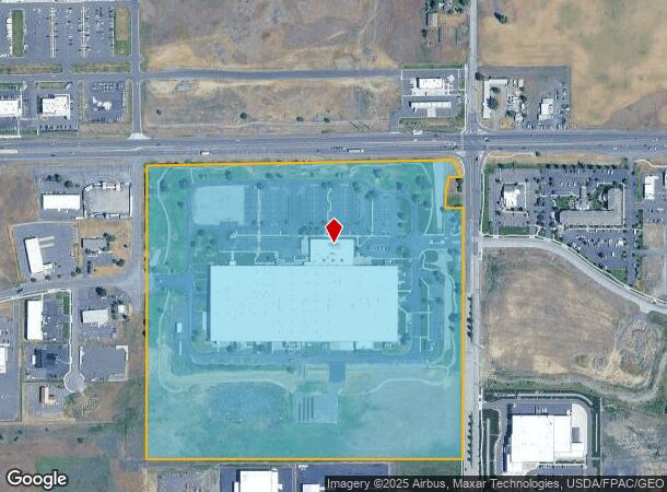  1514 S Flint Rd, Spokane, WA Parcel Map