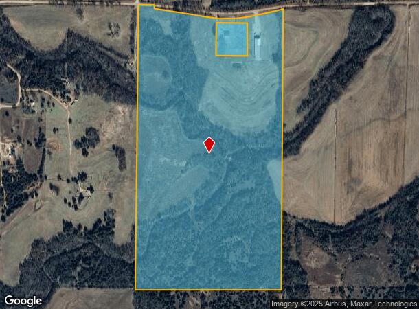 8747 E Prairie Grove Rd, Guthrie, OK Parcel Map