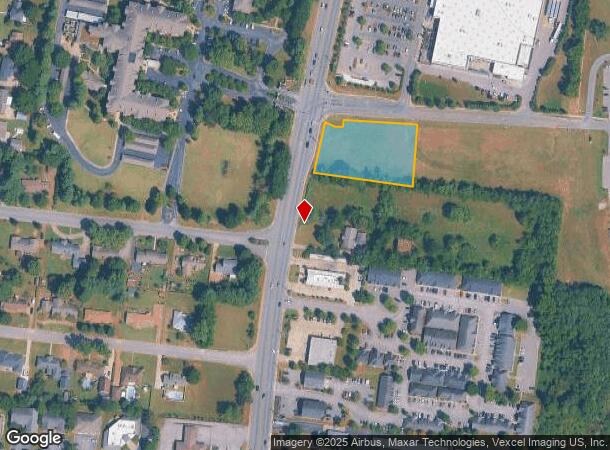  1924 Memorial Blvd, Murfreesboro, TN Parcel Map