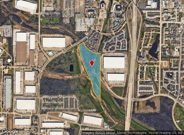  1507 Valley View Ln, Irving, TX Parcel Map