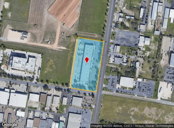  1201 N Jackson Rd, Mcallen, TX Parcel Map