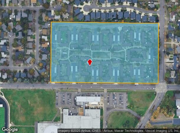 1610 Bailey Hill Rd, Eugene, OR Parcel Map