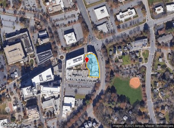  309 College St, Asheville, NC Parcel Map