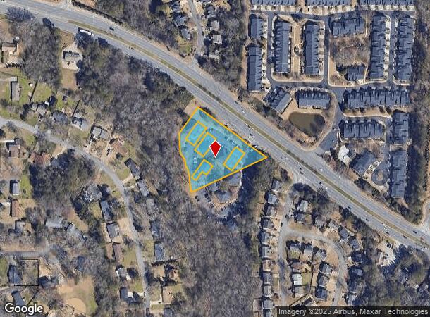  295 W Crossville Rd, Roswell, GA Parcel Map