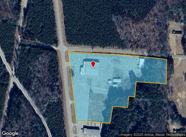 2880 Ga Highway 85 E, Manchester, GA Parcel Map