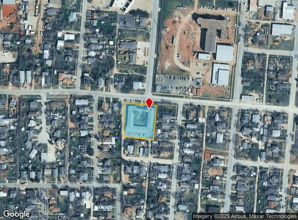  1705 S 3Rd St, Abilene, TX Parcel Map