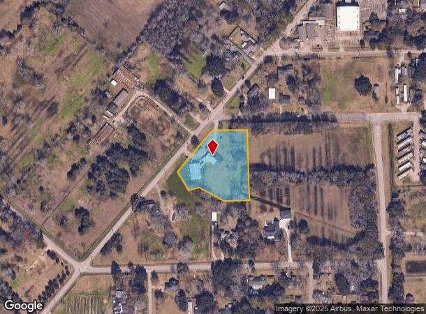 535 Davis Bend Rd, Alvin, TX Parcel Map