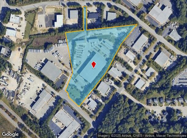  1211 Intrepid Ct, Raleigh, NC Parcel Map