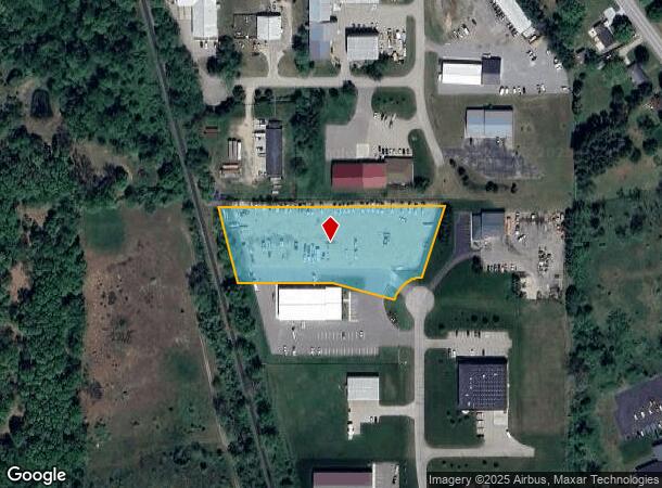  825 O E Bieri Ind Dr, Lowell, MI Parcel Map