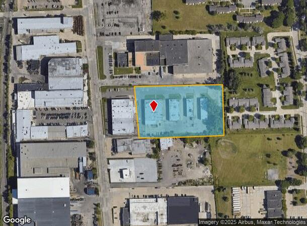  24326 Sherwood, Center Line, MI Parcel Map