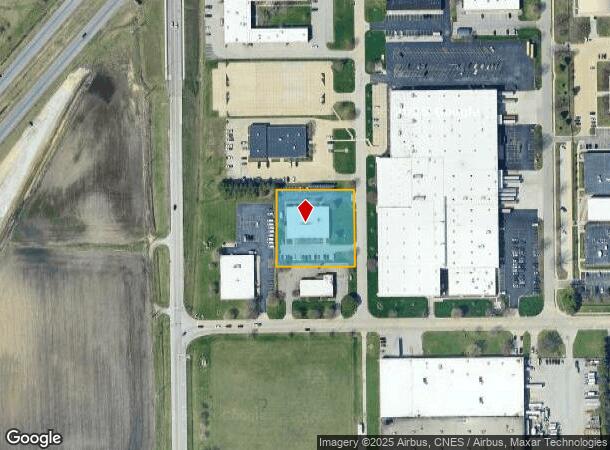 2805 Research Rd, Champaign, IL Parcel Map