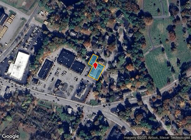  345 W Central St, Franklin, MA Parcel Map