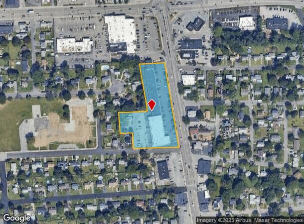  1605 Warwick Ave, Warwick, RI Parcel Map