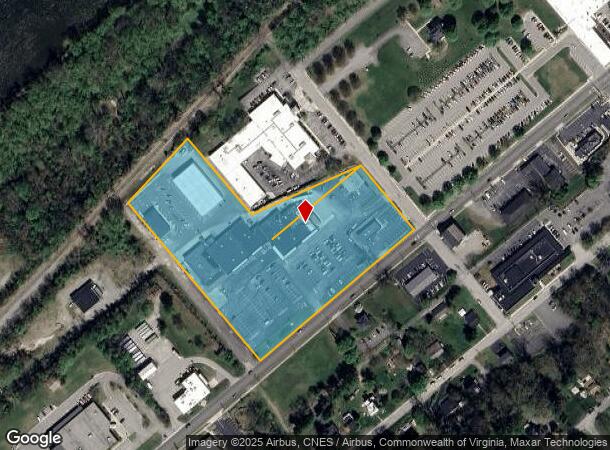 709 W Main St, Radford, VA Parcel Map