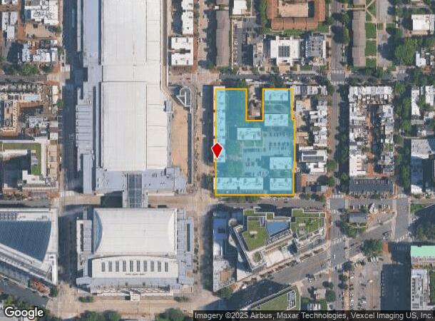 1107 7Th St Nw, Washington, DC Parcel Map