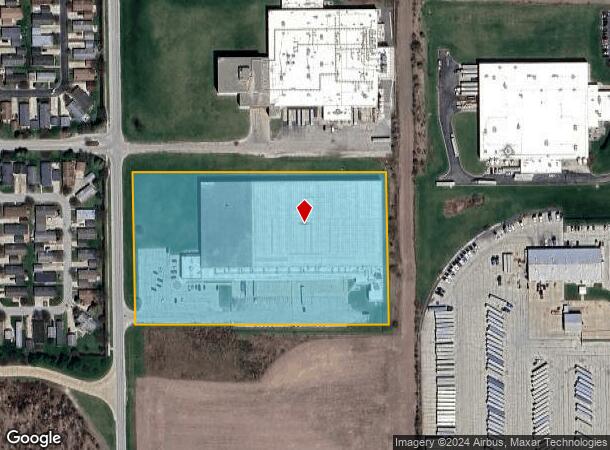  1260 W Sycamore Rd, Manteno, IL Parcel Map