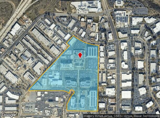  5500 Overland Ave, San Diego, CA Parcel Map