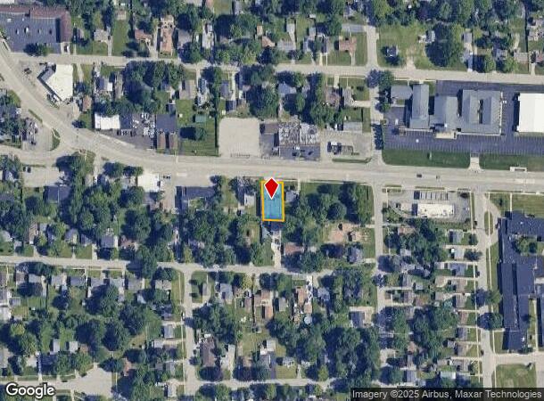  954 Ecorse Rd, Ypsilanti, MI Parcel Map