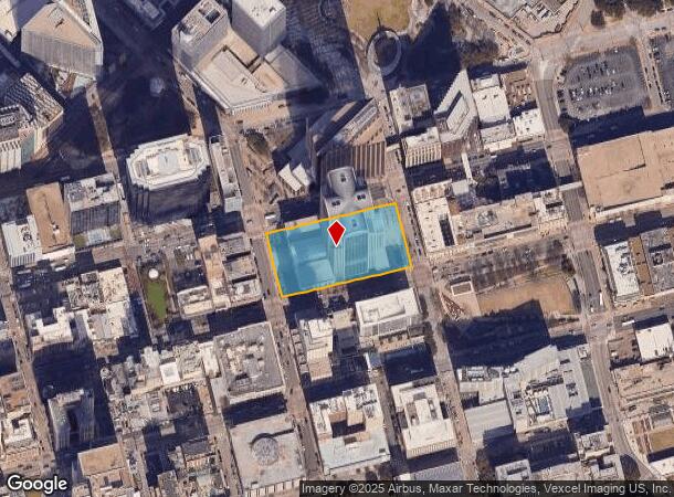 1717 Main St, Dallas, TX Parcel Map
