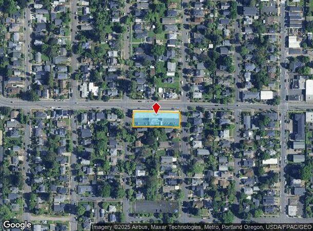  7606 E Burnside St, Portland, OR Parcel Map