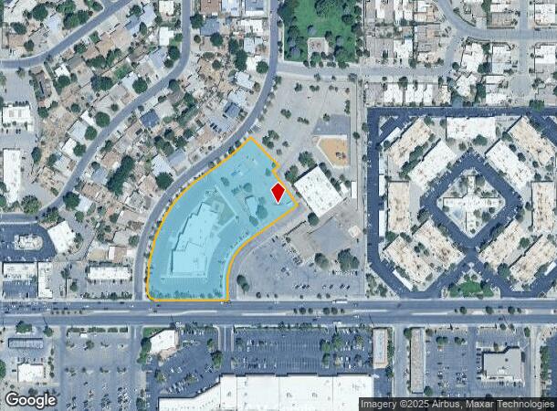  7201 Montgomery Blvd Ne, Albuquerque, NM Parcel Map