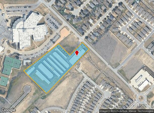 1602 Bunton Creek Rd, Kyle, TX Parcel Map