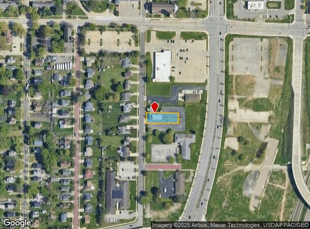 807 Coburn St, Akron, OH Parcel Map